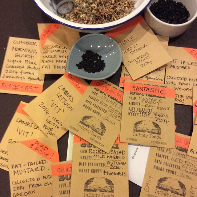 Just finished preparing seeds for @seedysundaybton tomorrow can't wait