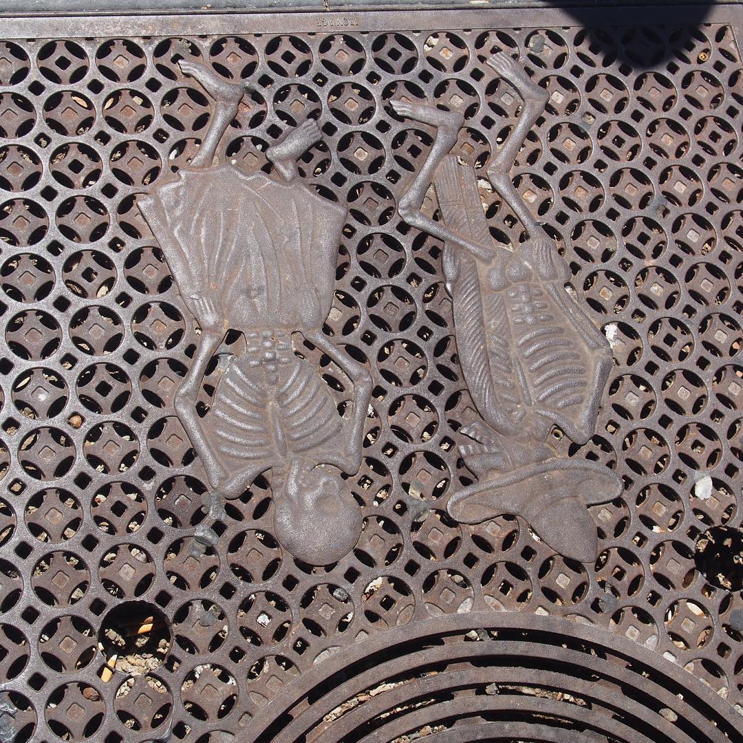 I just love these Day of The Dead tree grills in the Mission Area of SF. There was a lot of city wide Quirky "municipal" design. Much like Barcelona but without It all Being Gaudi. come on Brighton.