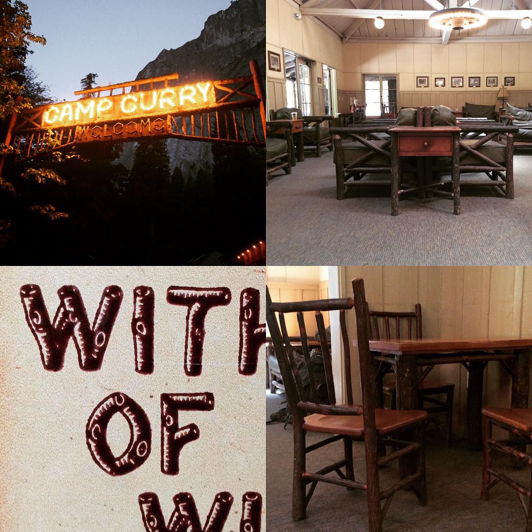 Really quite intrigued by. In the heart of it's a 1920s camp with glam ping tents and wonderful architecture and furniture a bit reminiscent of The and. Love the chairs @jasonmosseri_intoyou and also the woody font off to valley next